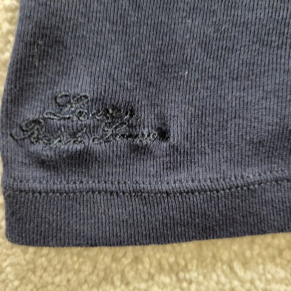 Vintage Polo Ralph Lauren Embroidered Women's XL Blue V Neck Short Sleeve Top - Picture 5 of 5